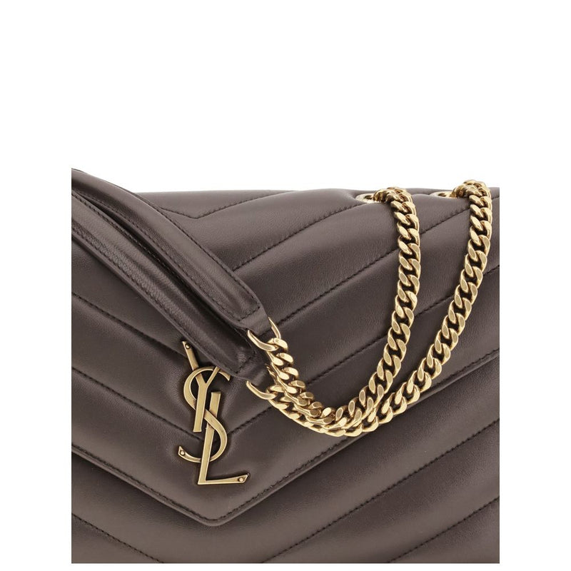 Sac bandoulière Saint Laurent Aries en agneau gris Ovis Avis