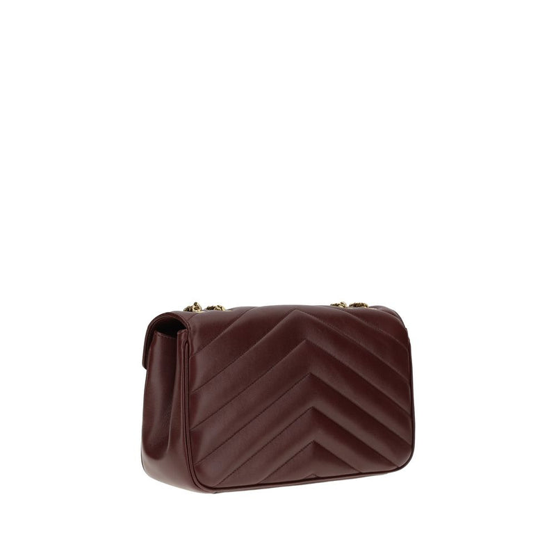 Sac bandoulière Saint Laurent Bordeaux Lamb Ovis Aries