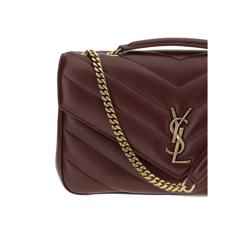 Sac bandoulière Saint Laurent Bordeaux Lamb Ovis Aries