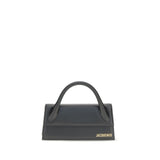 Jacquemus Sac à main en cuir de veau noir Bos Taurus