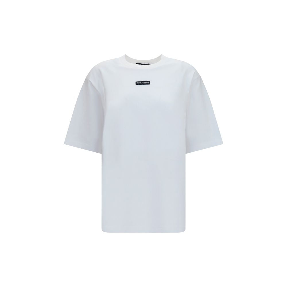 T-shirt en coton blanc Dolce &amp; Gabbana