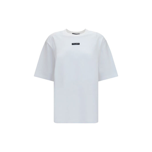 T-shirt en coton blanc Dolce &amp; Gabbana