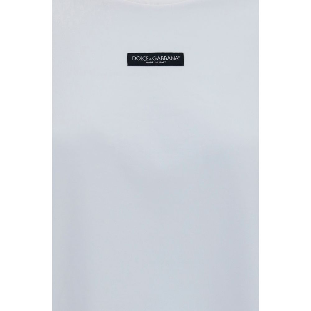 T-shirt en coton blanc Dolce &amp; Gabbana
