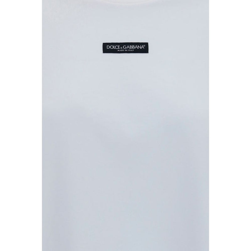 Dolce & Gabbana White Cotton T-Shirt