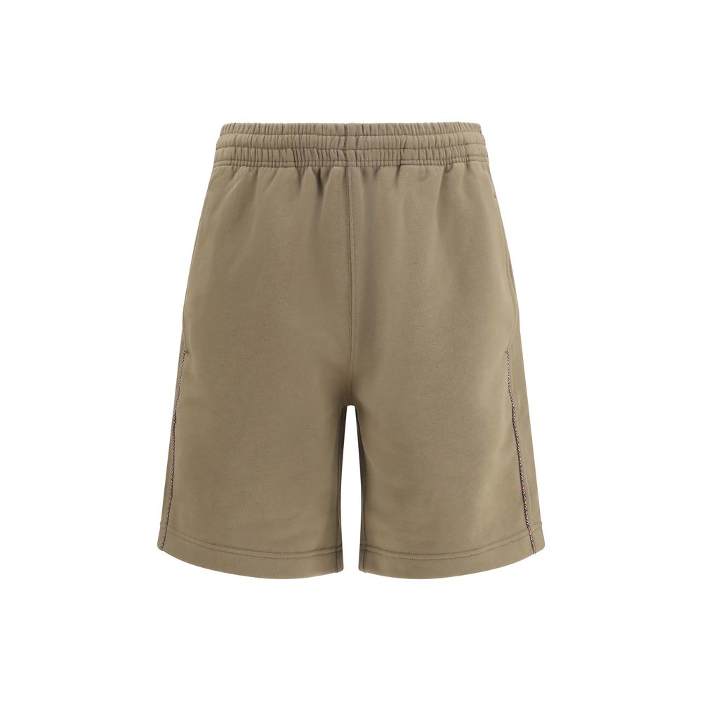 Burberry Brown Cotton Bermuda Shorts for Men