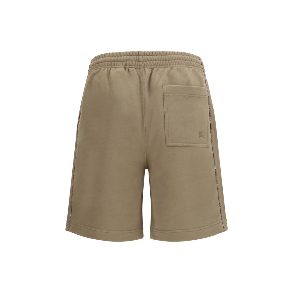 Burberry Brown Cotton Bermuda Shorts for Men