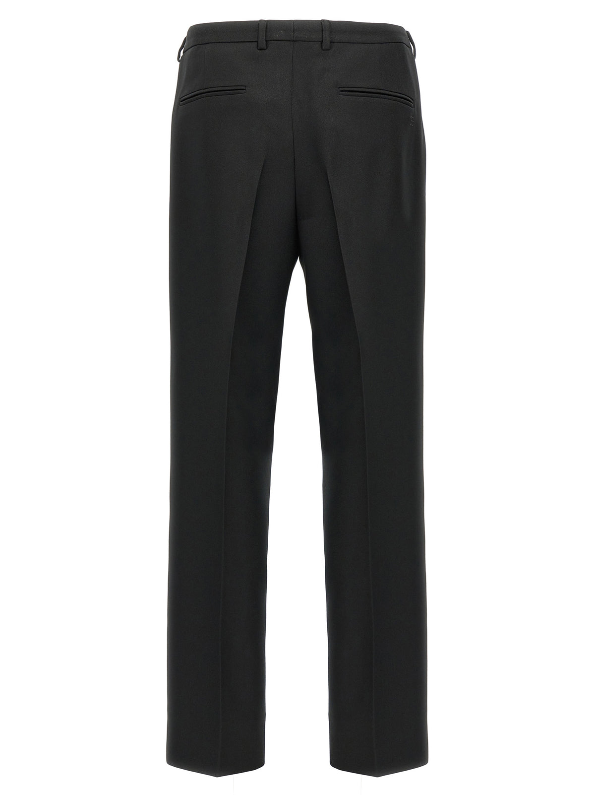 Gucci Pantalon décontracté noir en polyester