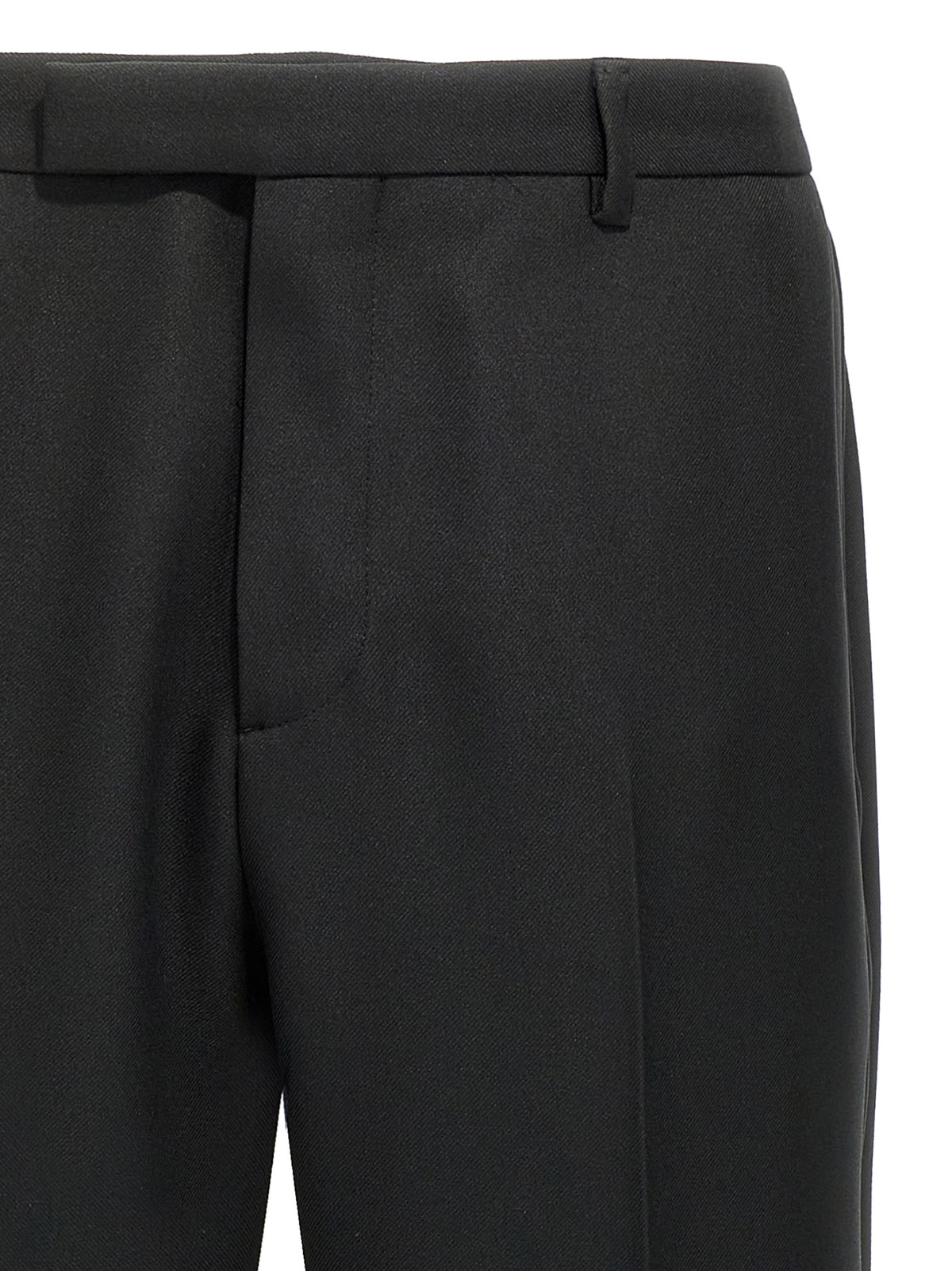 Gucci Pantalon décontracté noir en polyester