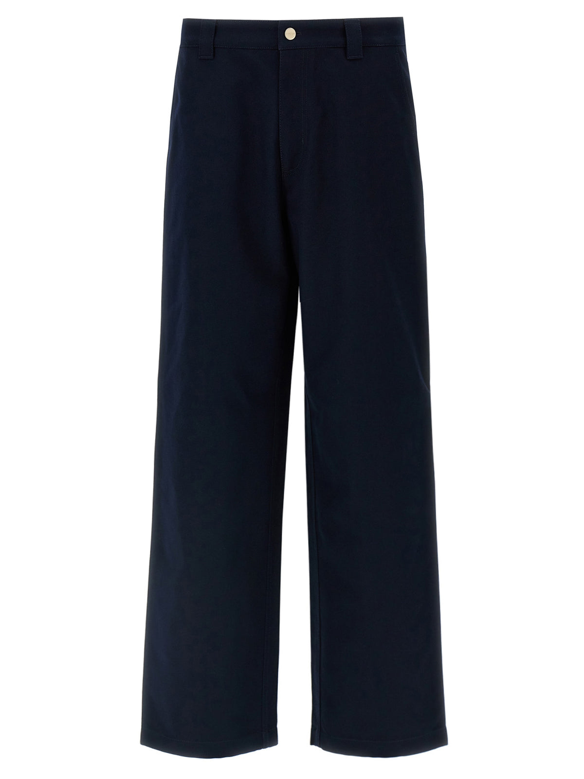 Gucci Blue Cotton Casual Pants