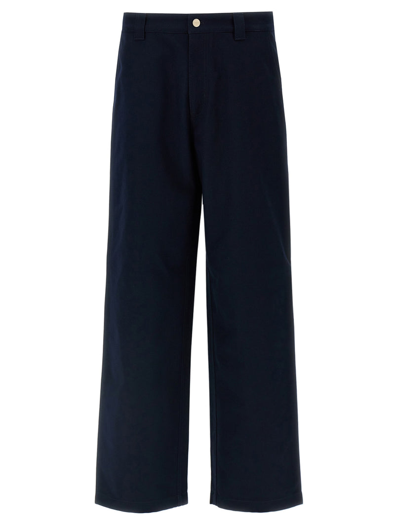 Gucci Blue Cotton Casual Pants - Luxury Style for Men
