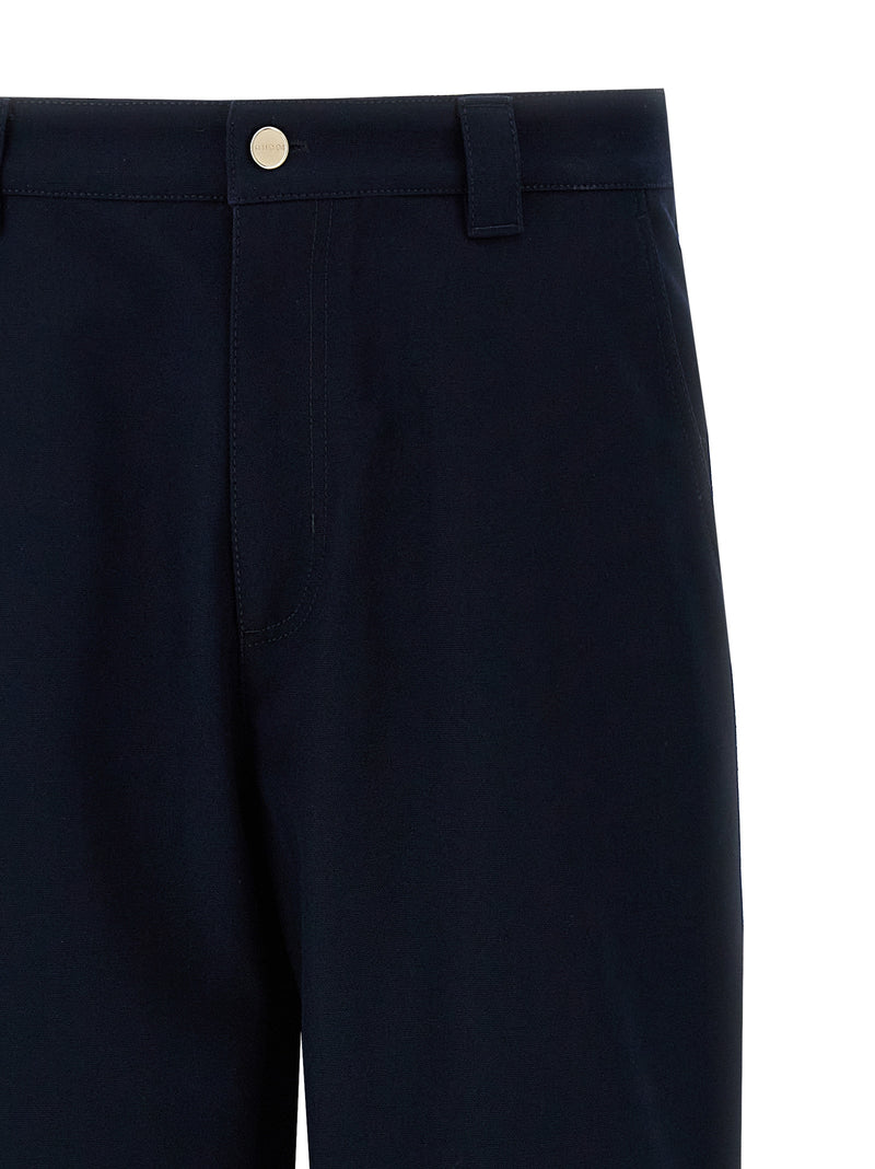 Gucci Blue Cotton Casual Pants - Luxury Style for Men