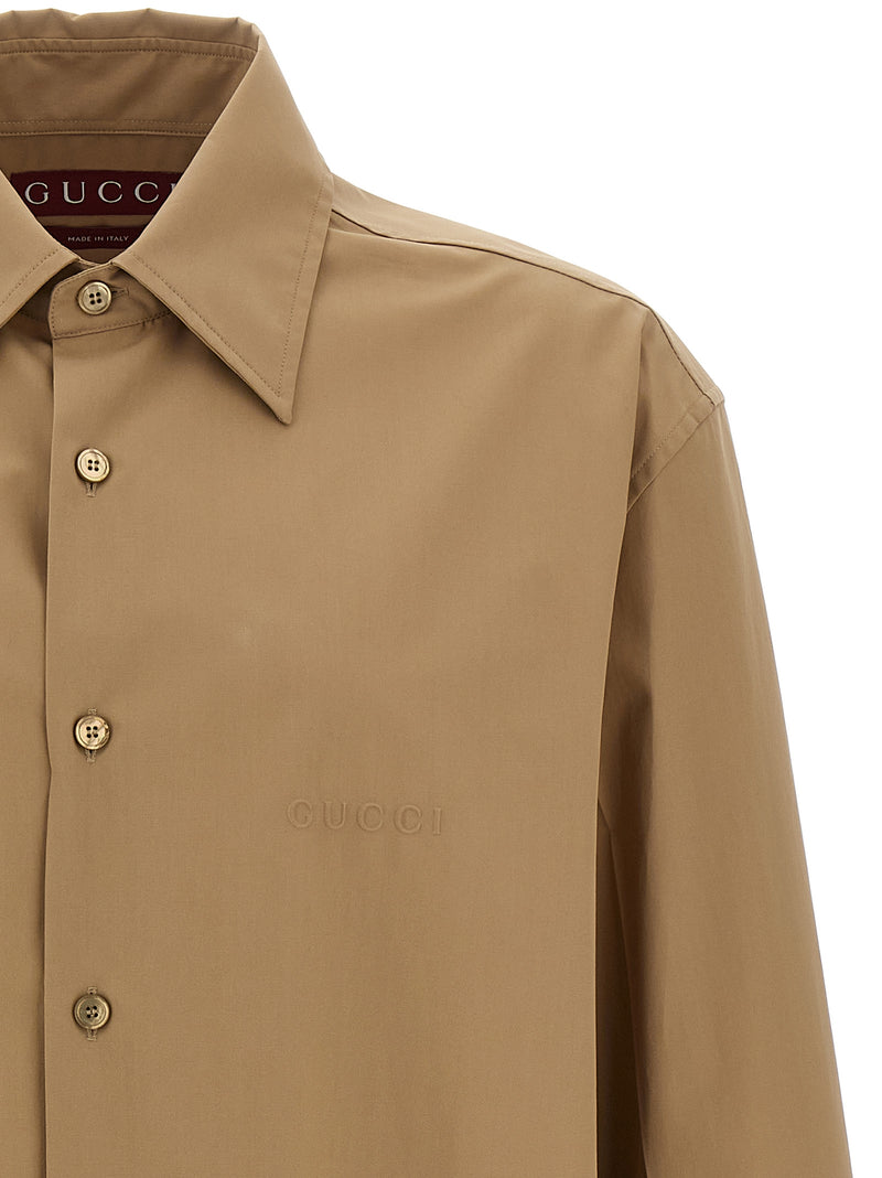 Gucci Beige Cotton Blouse