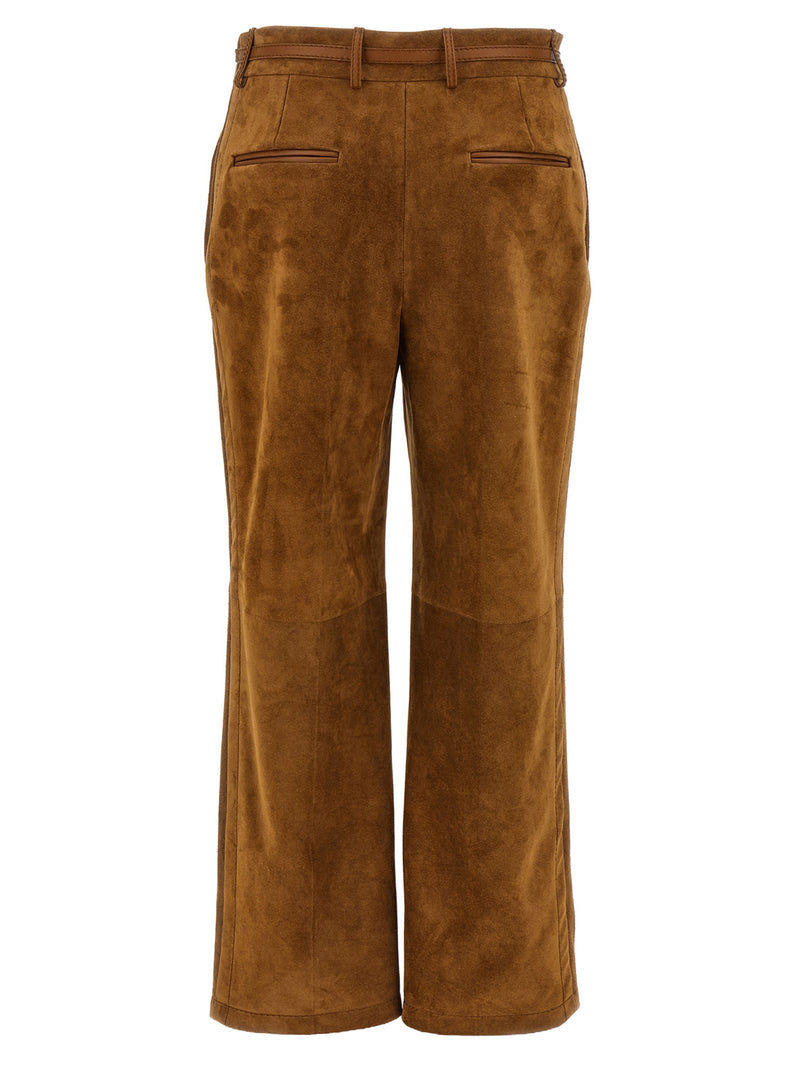 Pantalon Gucci en veau marron