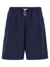 Gucci Blue Cotton Bermuda Shorts