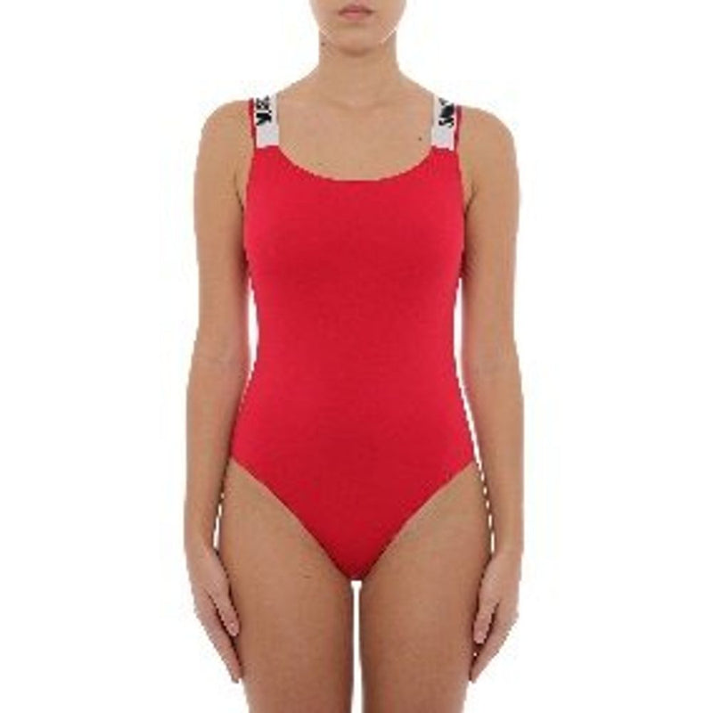 Maillot de bain une pièce Moschino Red Cotton