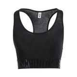 Soutien-gorge de sport Moschino en coton noir