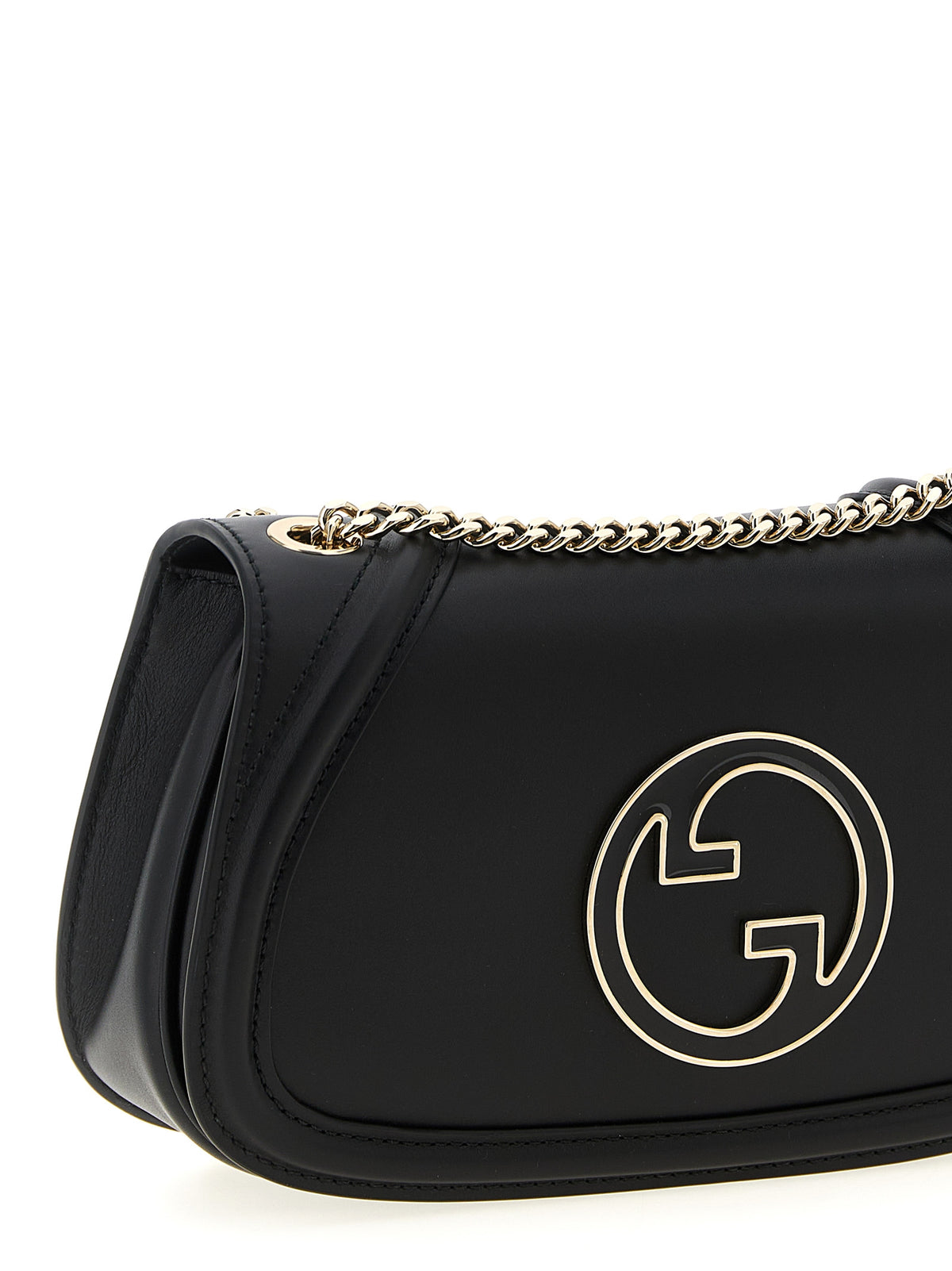 Sac bandoulière Gucci en cuir de veau noir