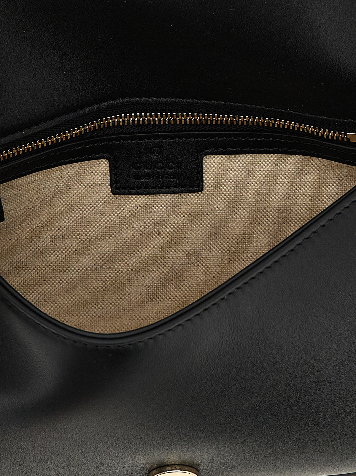 Sac bandoulière Gucci en cuir de veau noir