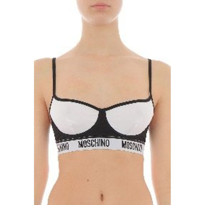 Soutien-gorge en coton multicolore Moschino