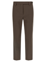 Brunello Cucinelli Brown Cotton Casual Pants for Women