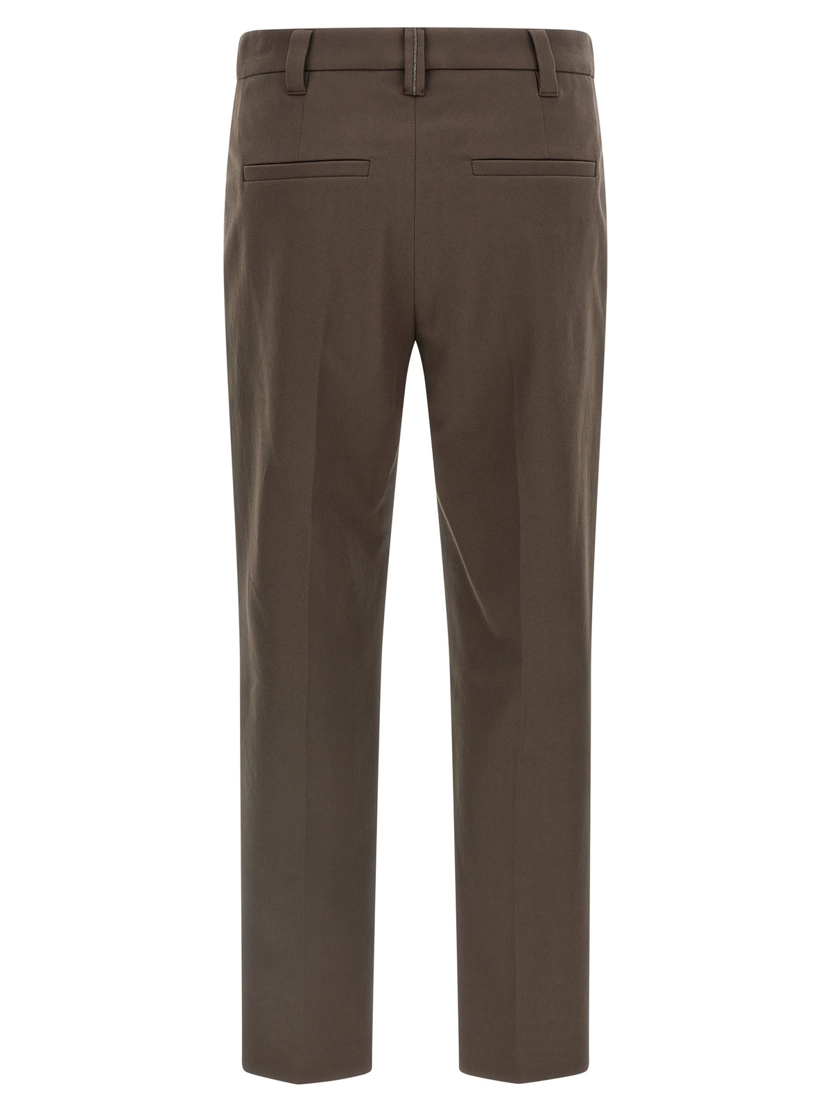Brunello Cucinelli Brown Cotton Casual Pants for Women