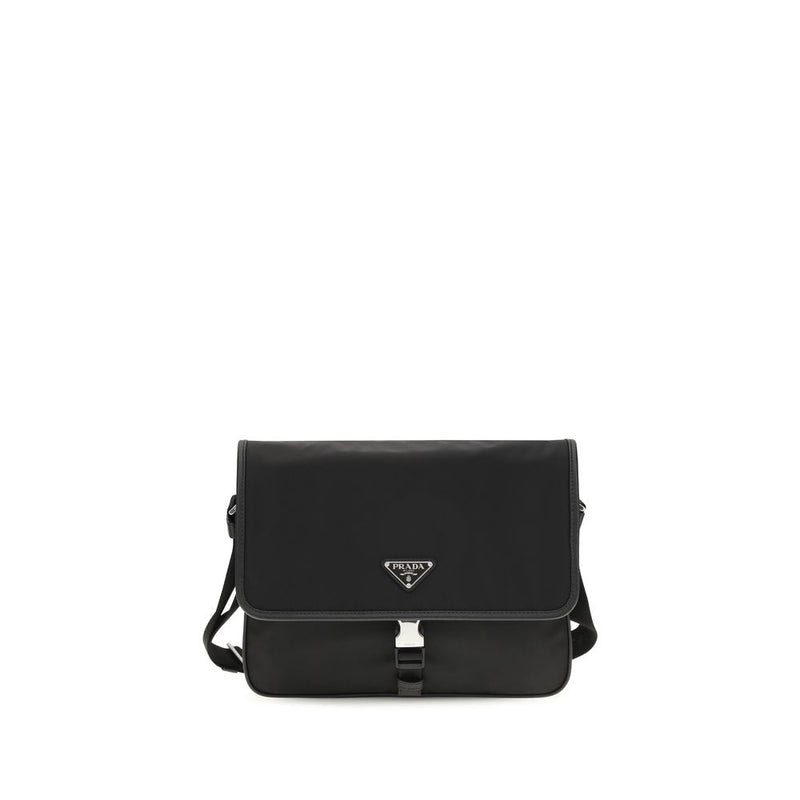 Sac bandoulière Prada noir en polyamide recyclé