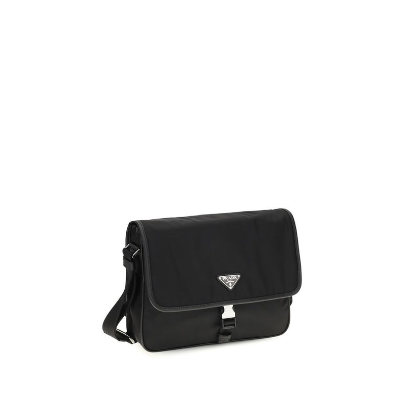 Sac bandoulière Prada noir en polyamide recyclé