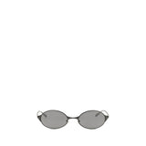 Lunettes de soleil Alexander McQueen en métal gris