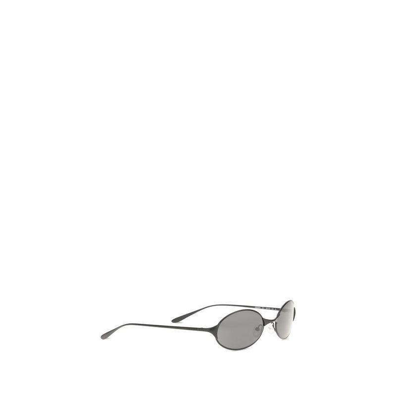 Lunettes de soleil Alexander McQueen en métal gris