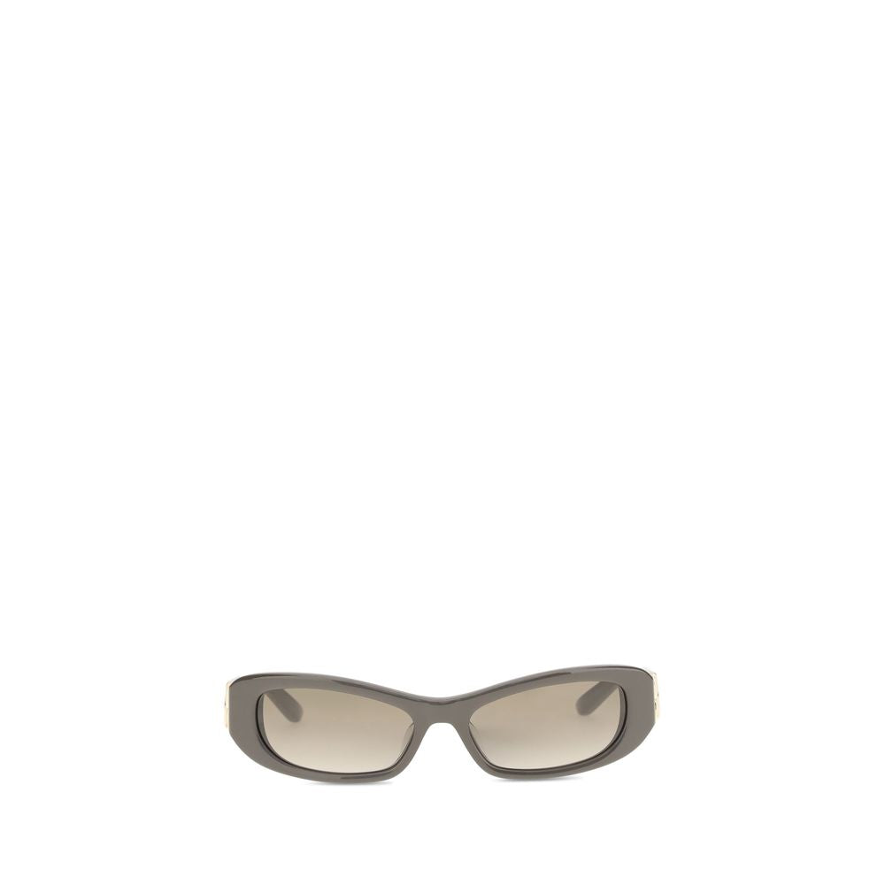 Lunettes de soleil Balenciaga en acétate marron