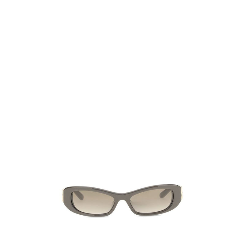 Lunettes de soleil Balenciaga en acétate marron