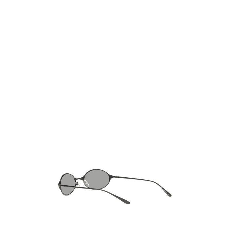 Lunettes de soleil Alexander McQueen en métal gris
