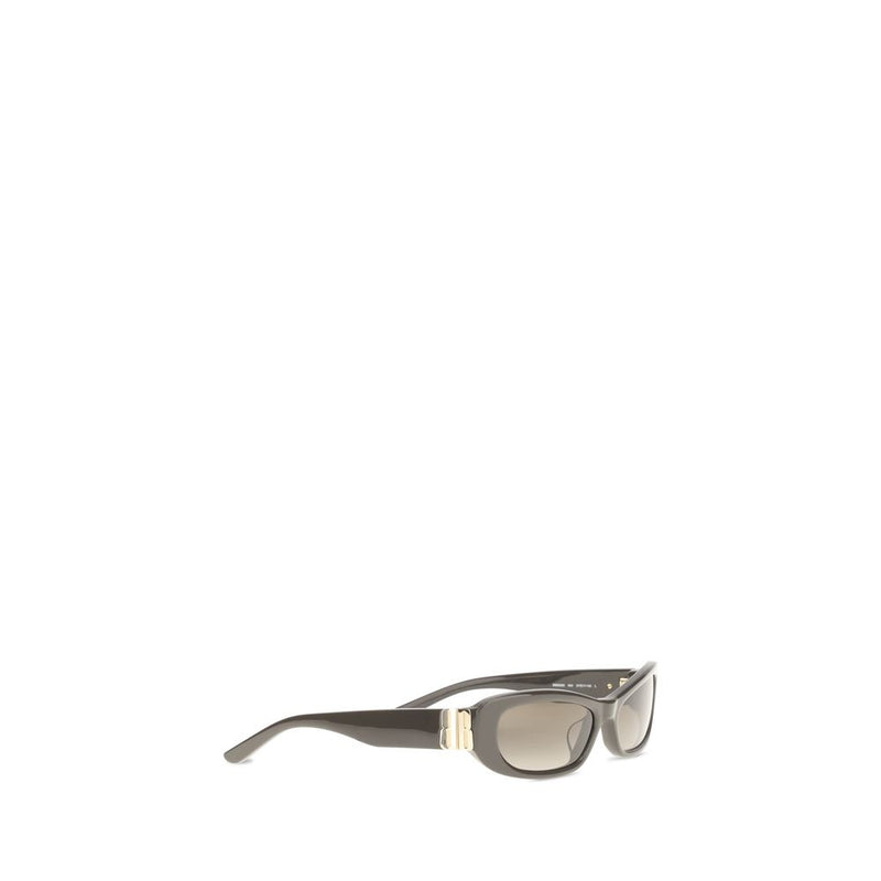 Lunettes de soleil Balenciaga en acétate marron
