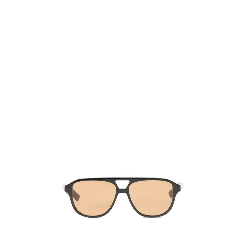 Lunettes de soleil Alexander McQueen en acétate marron