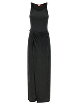 Robe longue Diesel noire en modal