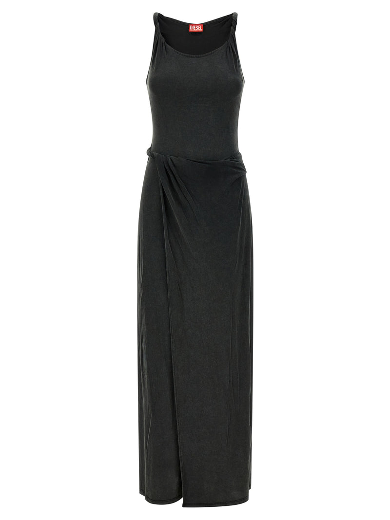 Robe longue Diesel noire en modal
