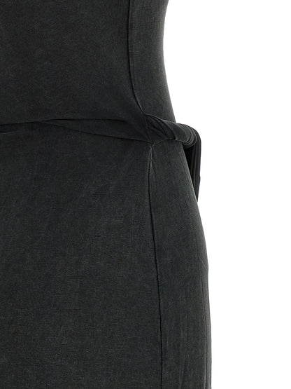 Robe longue Diesel noire en modal