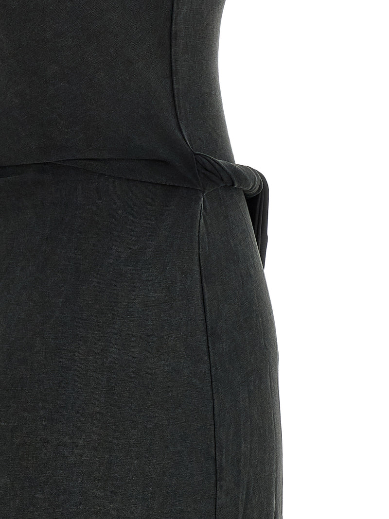 Robe longue Diesel noire en modal