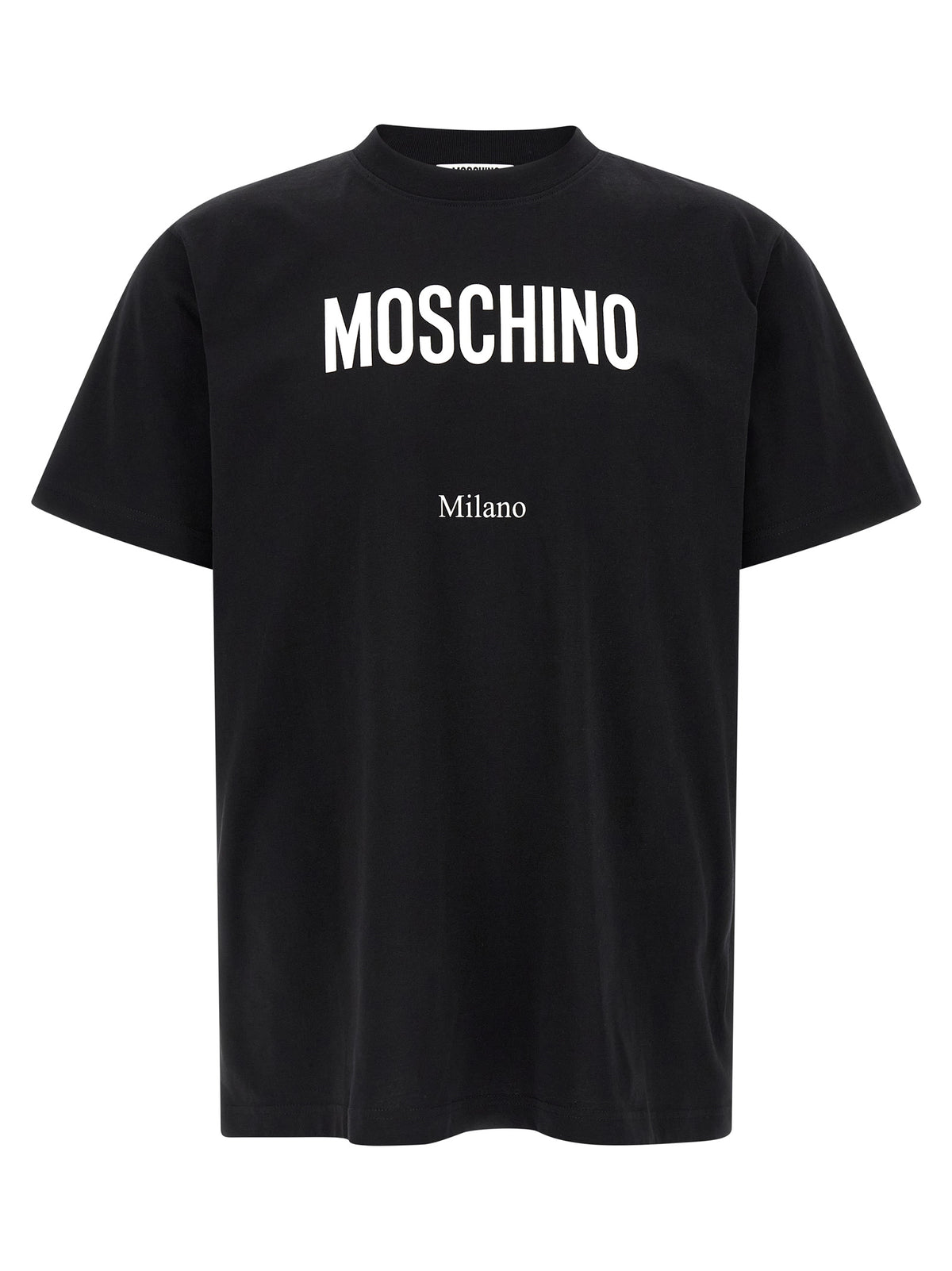 Moschino Bicolor Cotton T-Shirt - White/Black