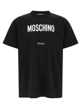 Moschino Bicolor Cotton T-Shirt - White/Black