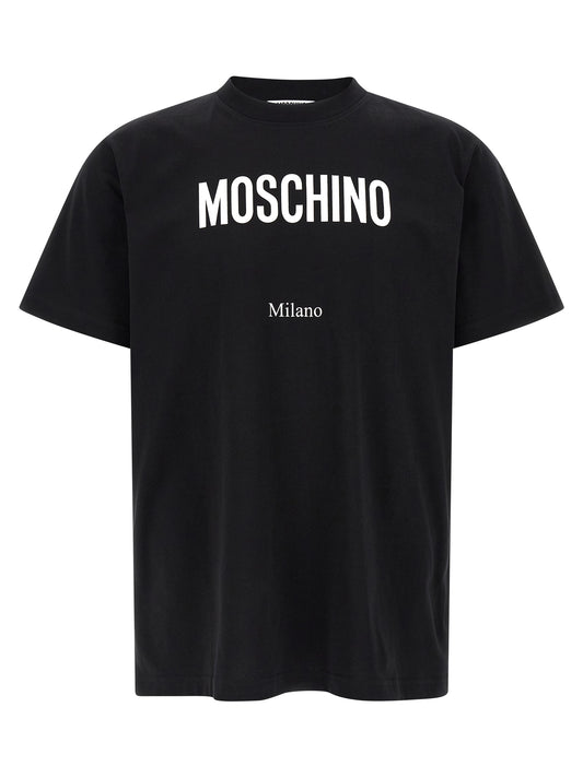 Moschino Bicolor Cotton T-Shirt