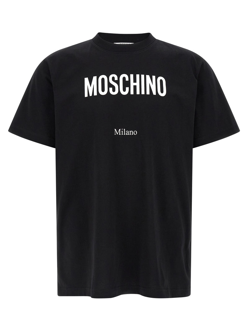 Moschino Bicolor Cotton T-Shirt - White/Black