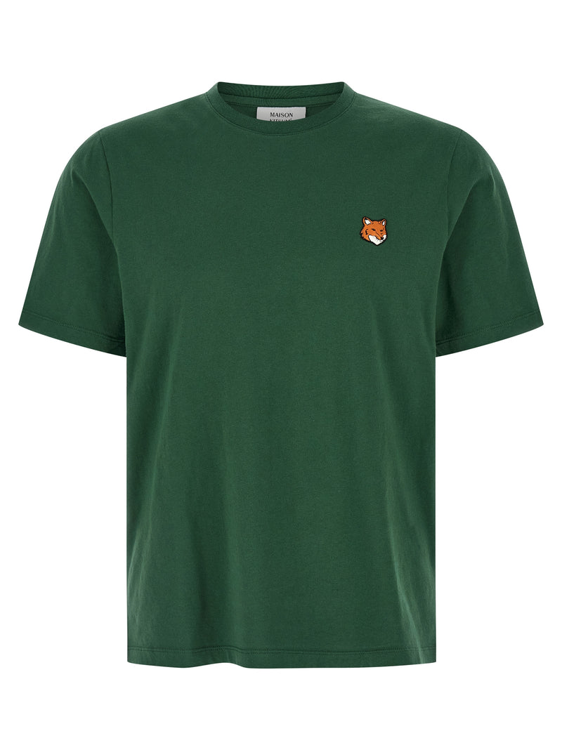 T-shirt bicolore en coton Maison Kitsuné