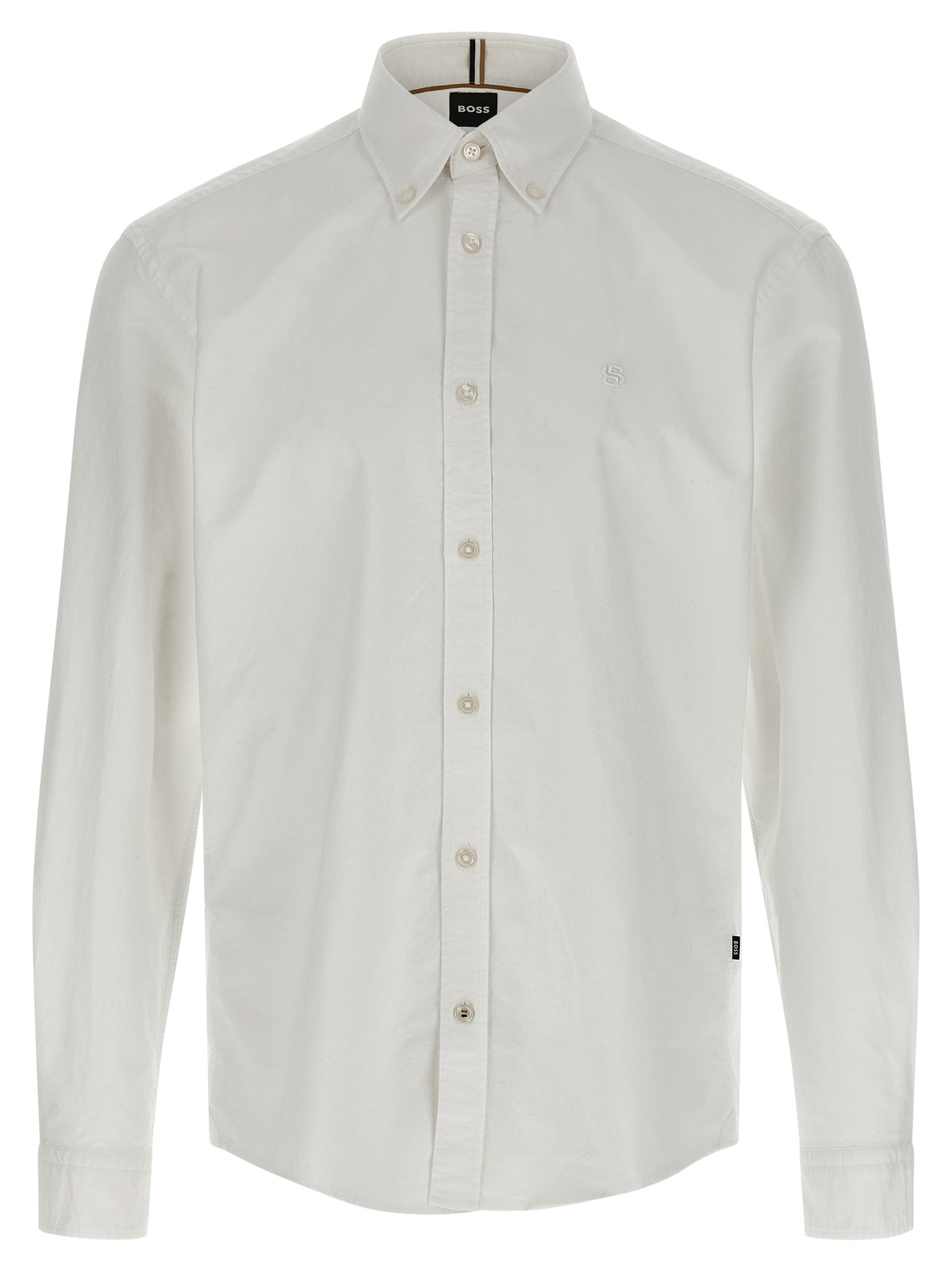 Hugo Boss White Cotton Blouse for Men