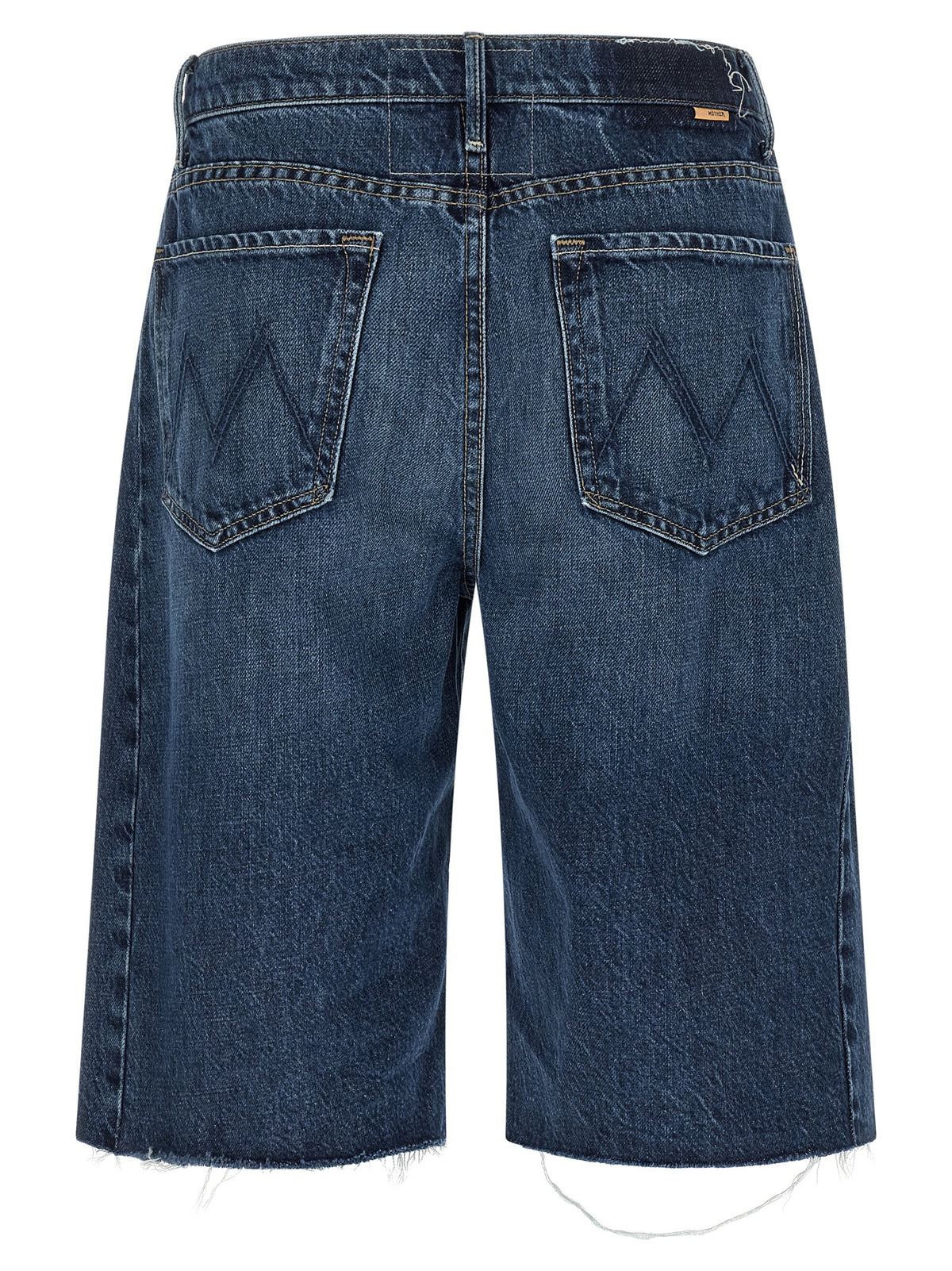 Short en jean bermuda bleu coton Mother