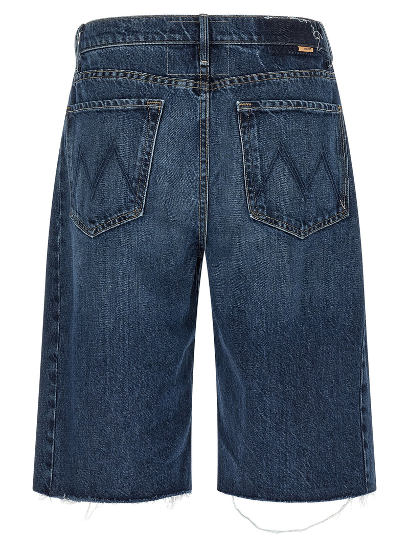 Short en jean bermuda bleu coton Mother
