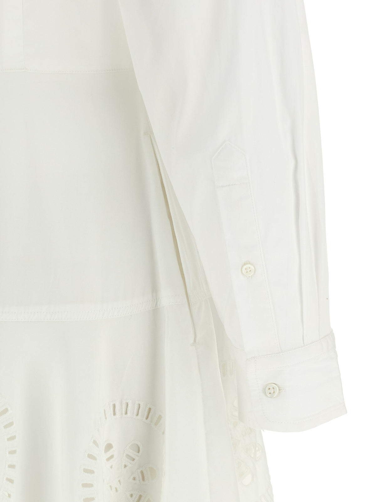 Robe midi en coton blanc Polo Ralph Lauren