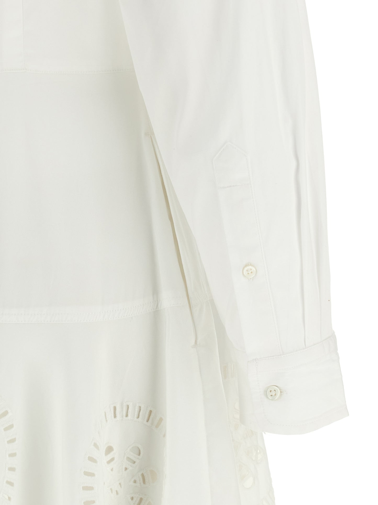 Polo Ralph Lauren White Cotton Midi Dress
