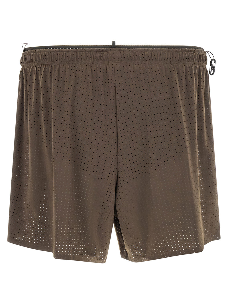 SATISFY Gray Polyamide Bermuda Shorts