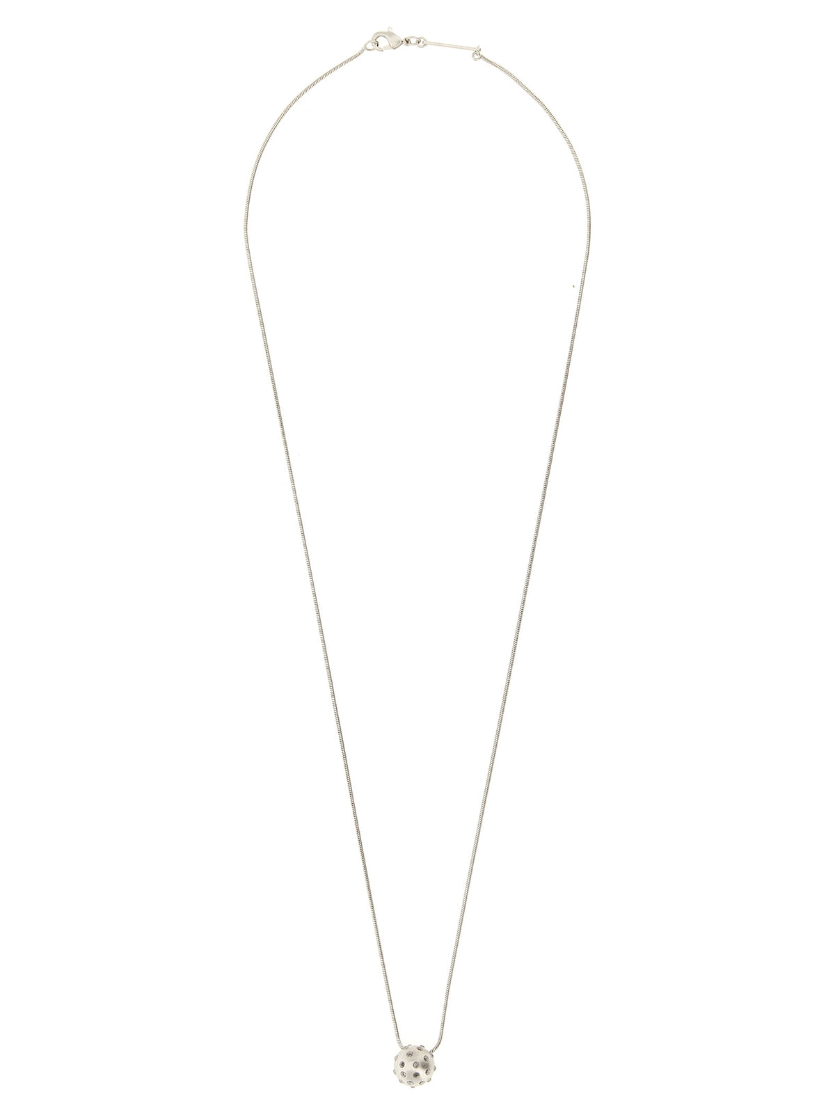 Rick Owens Silver Brass Necklace
